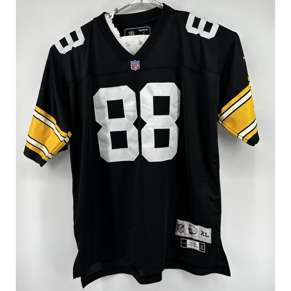Lynn Swann #88 Pittsburgh Steelers NFL Throwbacks Reebok Jersey Black XL